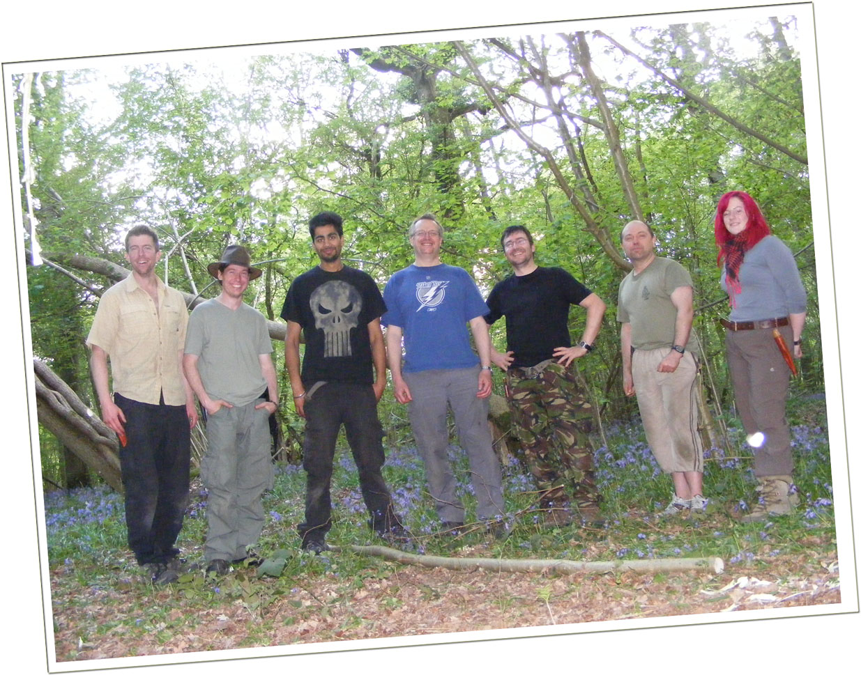 Bushcraft course spring 2011